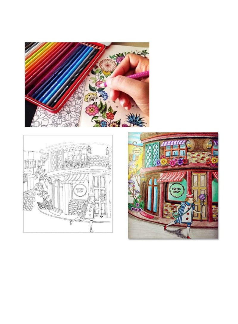Secret Garden Creativity Coloring Books, 1 Pieces DIY Decompression Hand-painted decorative painting for Kids Children and Adult Interest - Image 2